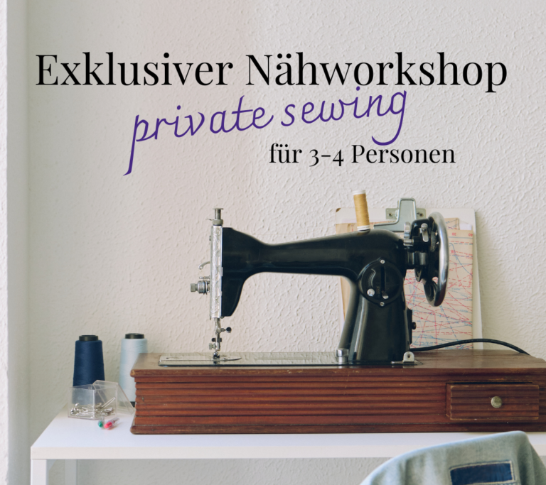 Nähen lernen zum Wunschtermin bei Stoff&Chic