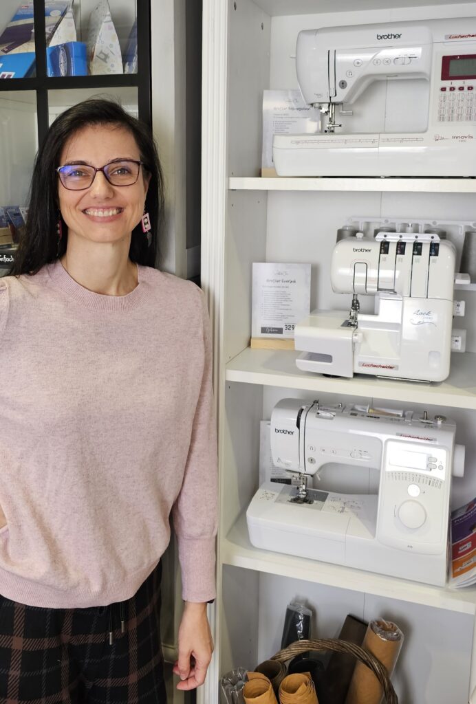 Karin Kruse verlost an die beste Idee eine Overlock in Klagenfurt