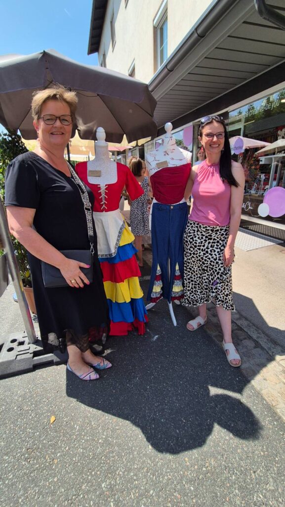 Astrid Legner besucht den Tag der Handarbeit 2025 in Klagenfurt, Stoff&Chic
