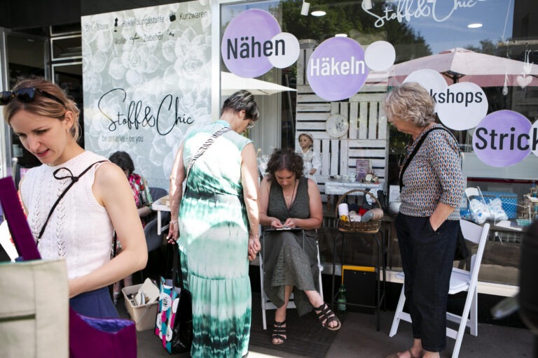 DIY-Event für Selbermacher in KLagenfurt. Tag der Handarbeit beei Stoff&Chic