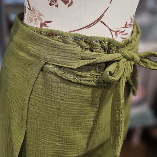 Nähkurs: Damen- Wickelhose aus Webware