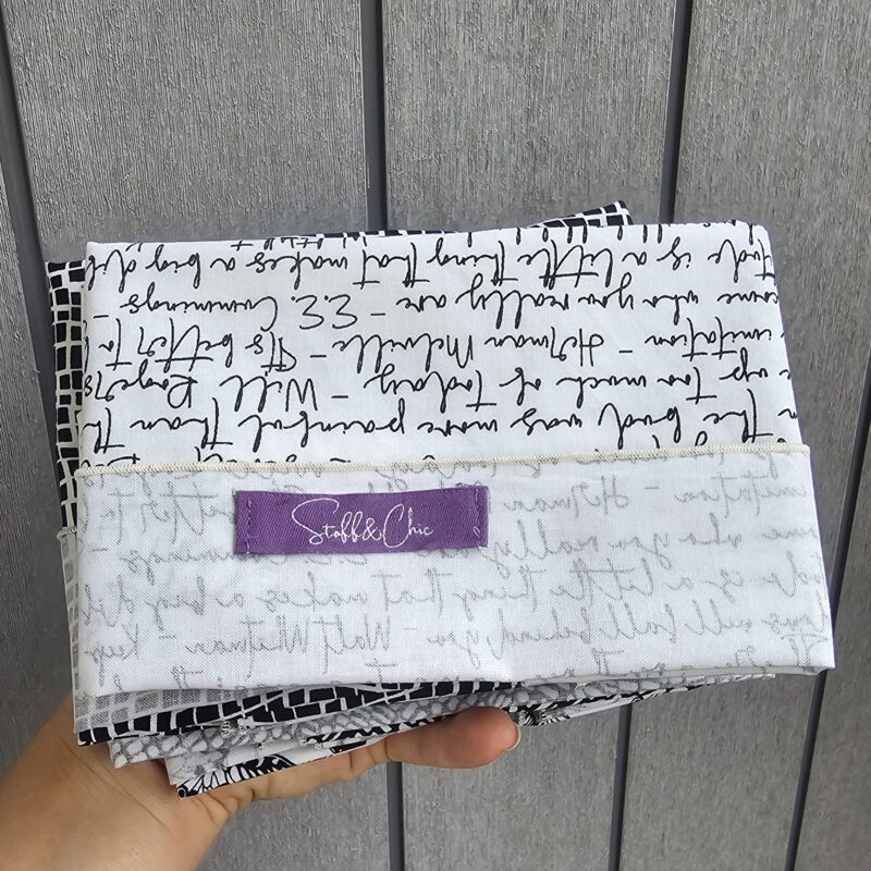 Noir&Blanc FuroChici-Kollektion von Stoff&Chic produziert in KLagenfurt