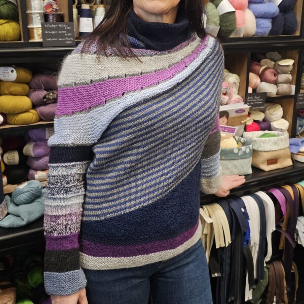 Irgendwie schräg! Strickkurse bei Stoff&Chic in Klagenfurt