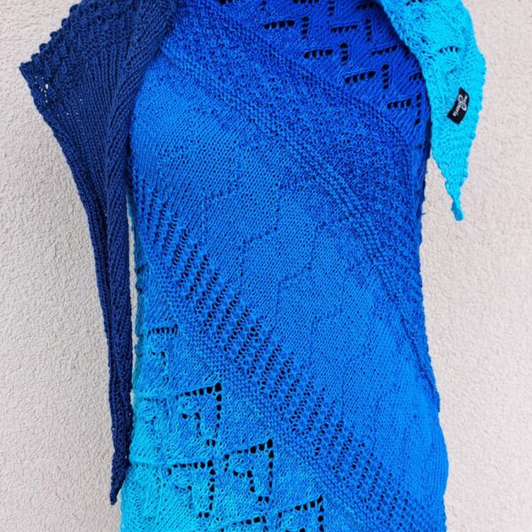 Strickkurs, assymmetrisches Dreieckstuch