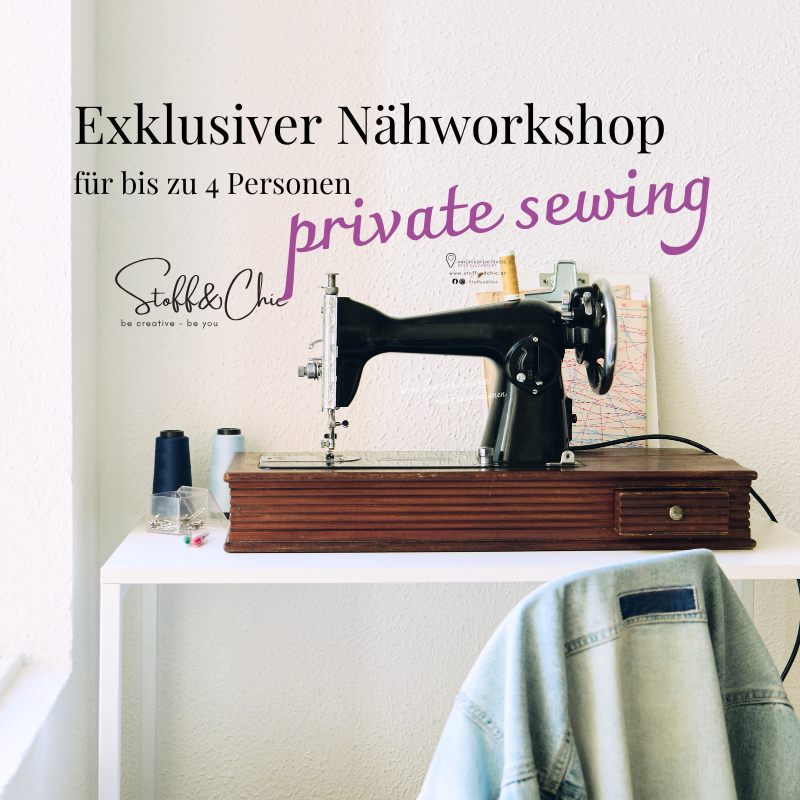 Privat Nähkurs für gemeinsames Nähen lernen