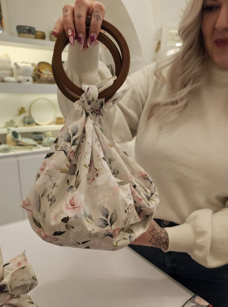 Furoshiki Tasche, Workshop bei Stoff&Chic in Klagenfurt