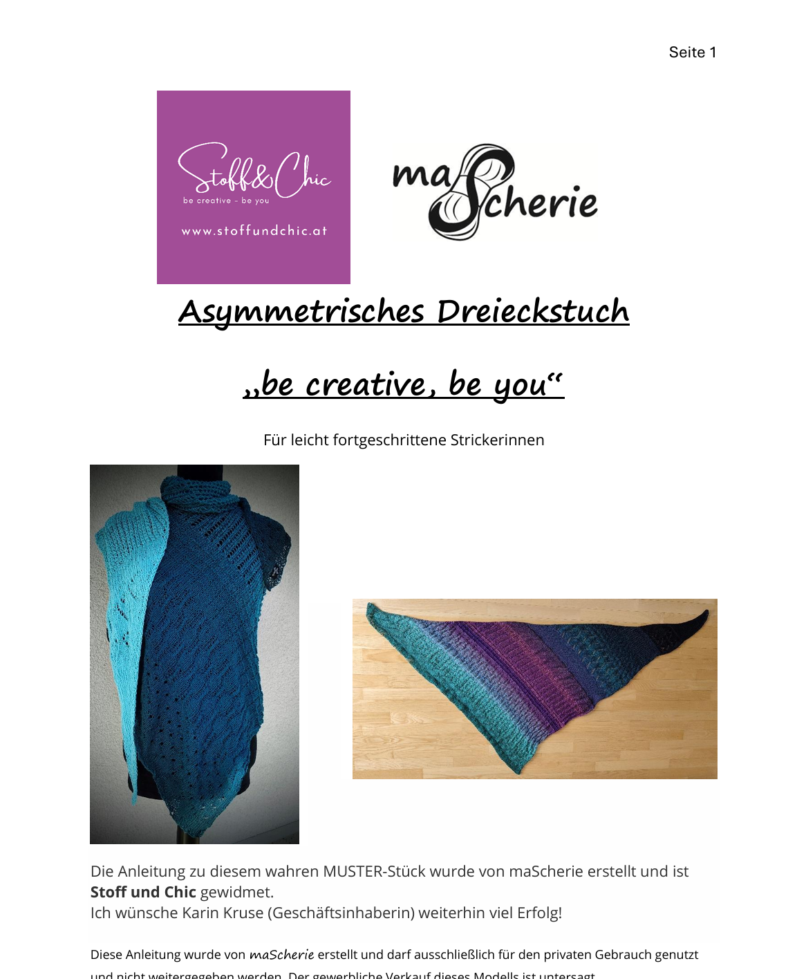 Strickanleitung